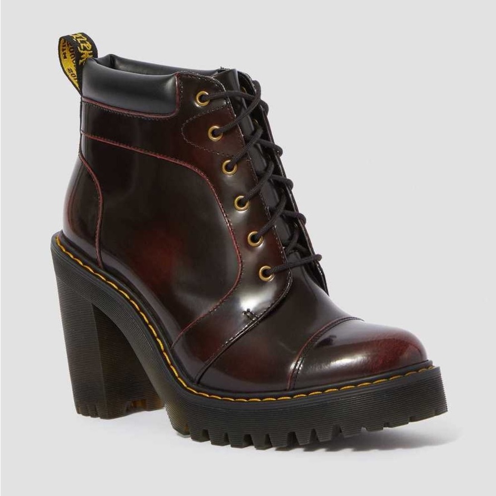 Dr. Martens Averil Arcadia Heeled Ankle Boots